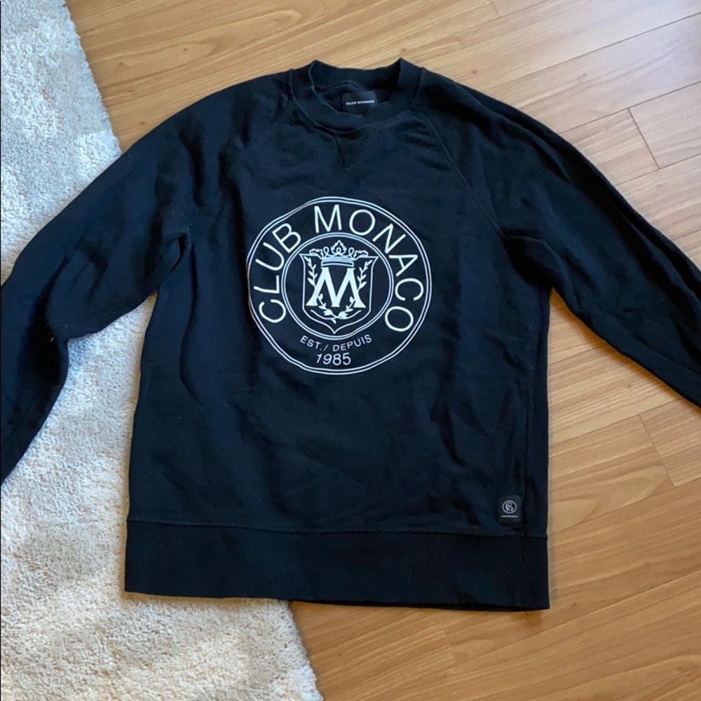 Club Monaco Heritage Crest Crew Neck